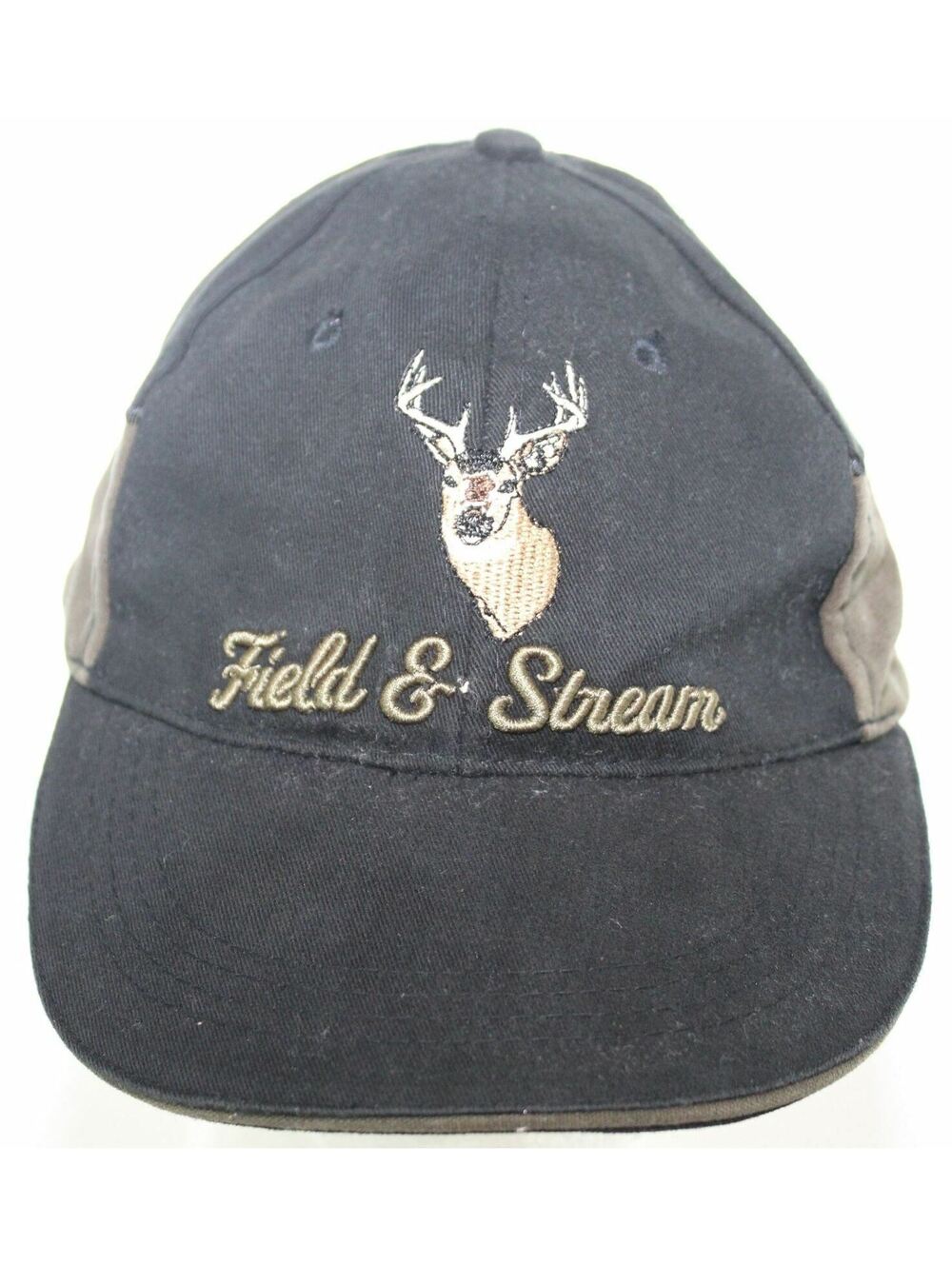 Field & Stream Deer Hunting Baseball Hat Fitted Cap One Size - Black - Green